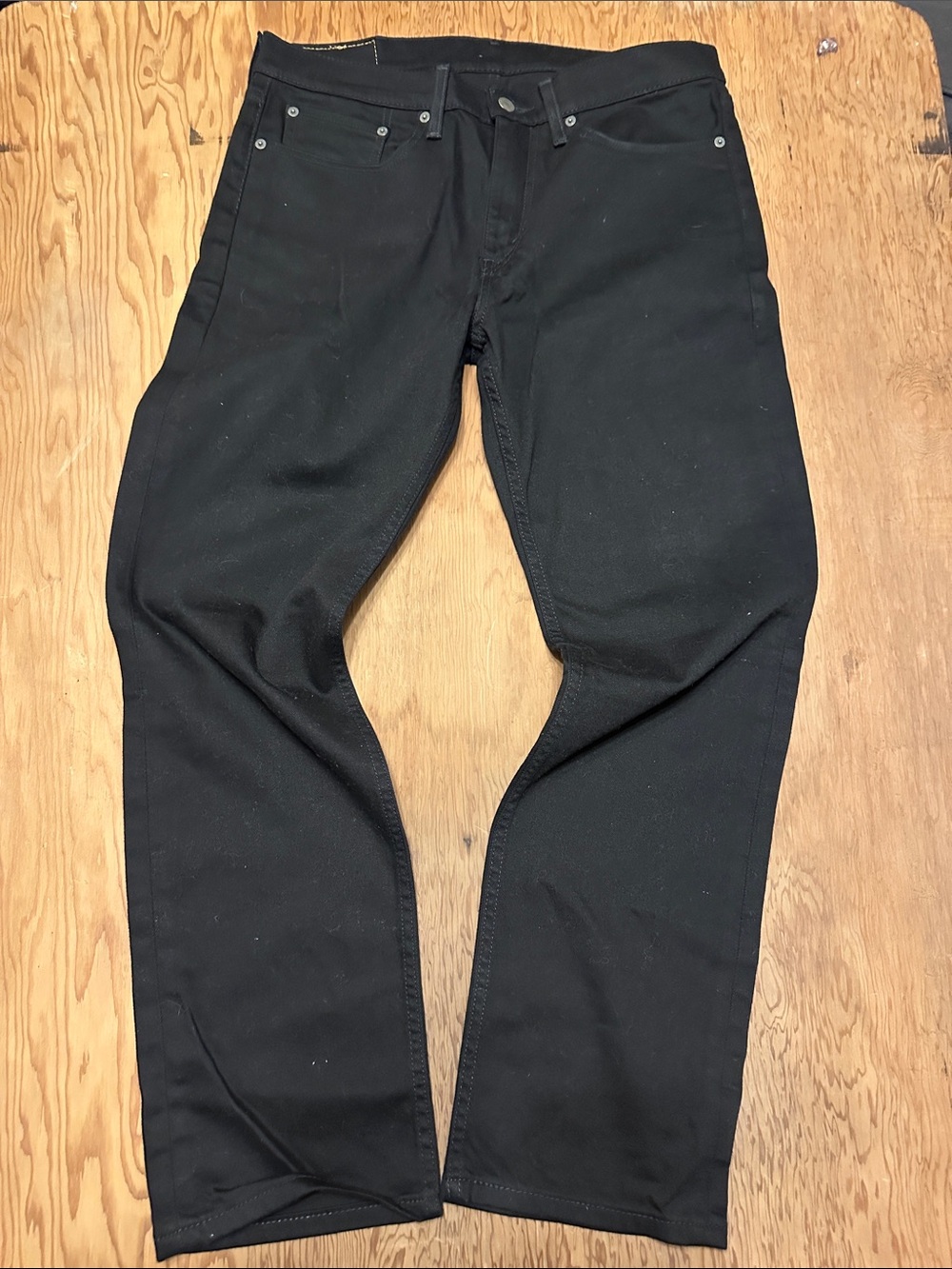 Levi's Men's Black Straight-Leg Jeans